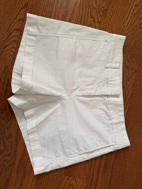 J. Crew White Chino Shorts
